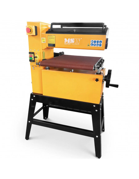 
Platus juostinis šlifuoklis metalui, medienai, plastikui, plotis 450 mm, 1500 W
