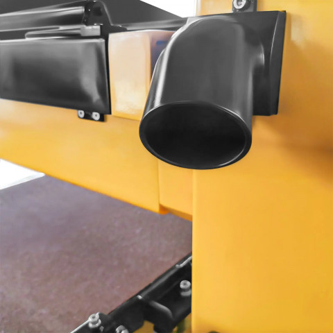 
Platus juostinis šlifuoklis metalui, medienai, plastikui, plotis 450 mm, 1500 W
