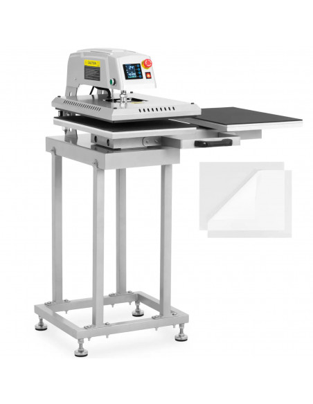 
Dvigubas pneumatinis šilumos perdavimo presas 40x60 cm 2600 W
