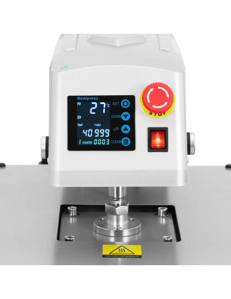 
Dvigubas pneumatinis šilumos perdavimo presas 40x60 cm 2600 W
