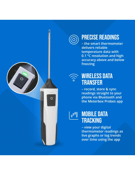 
Elektroninis serviso termometras „Tarmopara K Bluetooth“ -50–150 °C
