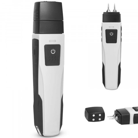 
Drėgmės matuoklis higrometras drėgmės matuoklis medienos tinkui „Bluetooth 6-99“
