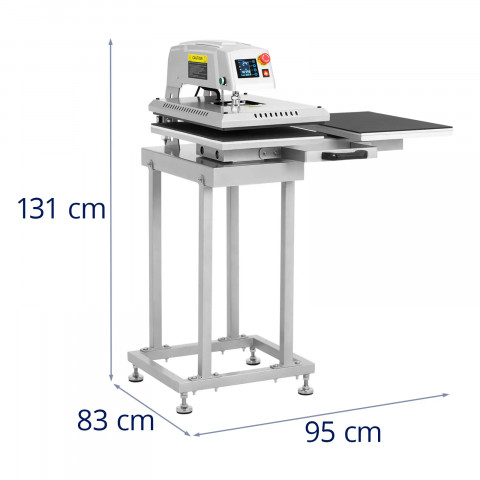 
Dvigubas pneumatinis šilumos perdavimo presas 40x60 cm 2600 W

