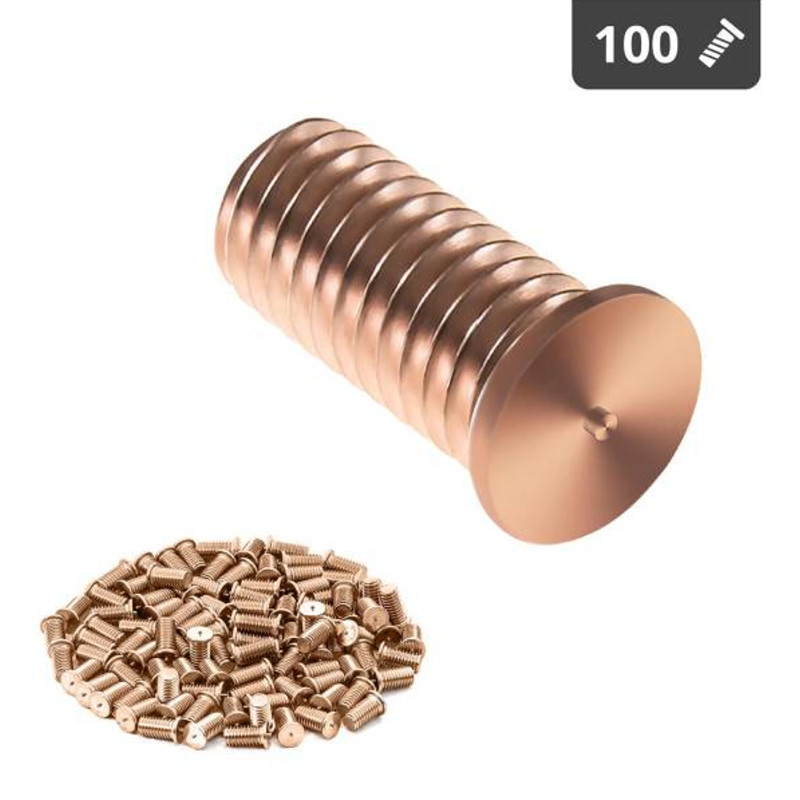 Suvirinimo kaiščiai suvirinimo aparatams variu dengtas plienas M5 12mm Stamos Vokietija 100 vnt.