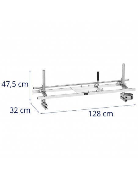 
Nešiojama lentpjūvė benzininiams grandininiams pjūklams iki 122 cm / 48& 39 & 39 , plotis 112 cm
