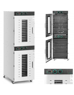 
Bičių žiedadulkių džiovintuvas, 32 lentynos, 30–70 °C, 216 l, 3150 W
