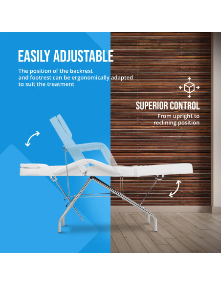 
SPA MATERA tatuiruočių masažo kosmetikos kėdė - balta
