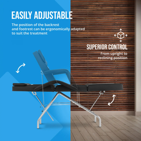 
SPA MATERA tatuiruočių masažo kosmetikos kėdė - juoda
