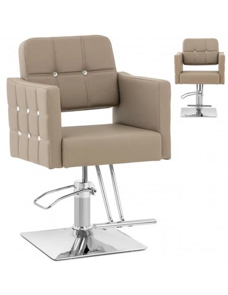 
COTTAM kirpėjo kėdė su pakoja – šviesiai pilka
