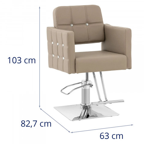 
COTTAM kirpėjo kėdė su pakoja – šviesiai pilka
