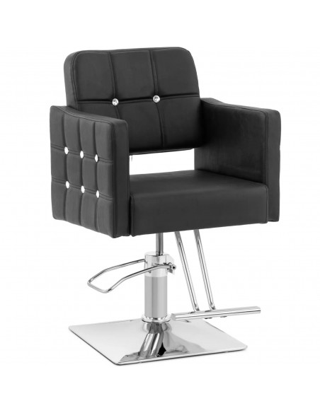 
COTTAM kirpėjo kėdė su pakoja – juoda
