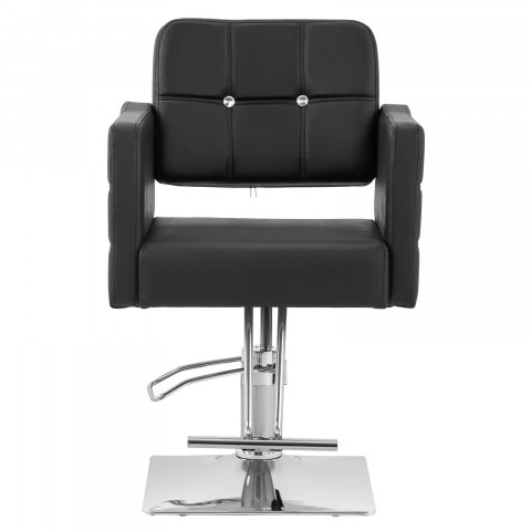 
COTTAM kirpėjo kėdė su pakoja – juoda
