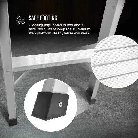 
Sulankstoma darbo platforma 99 x 30,5 cm, aukštis 51,5 cm
