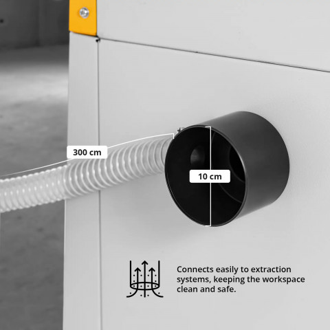 
Diskinis stalo pjūklas medienai, 200 mm skersmens, 400 V, 1100 W
