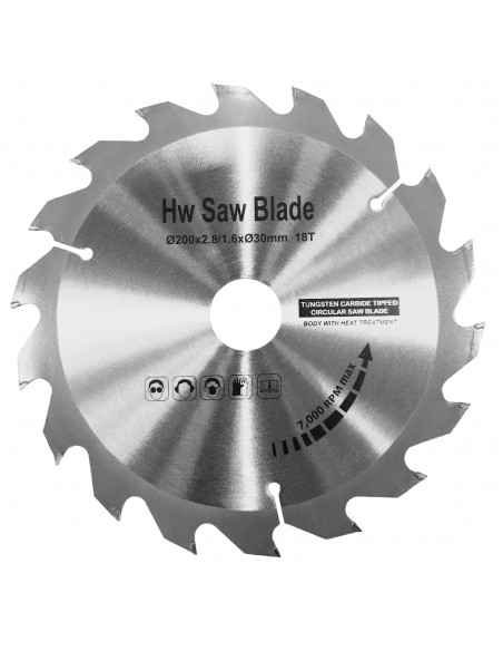 
Diskinis stalo pjūklas medienai, 200 mm skersmens, 400 V, 1100 W
