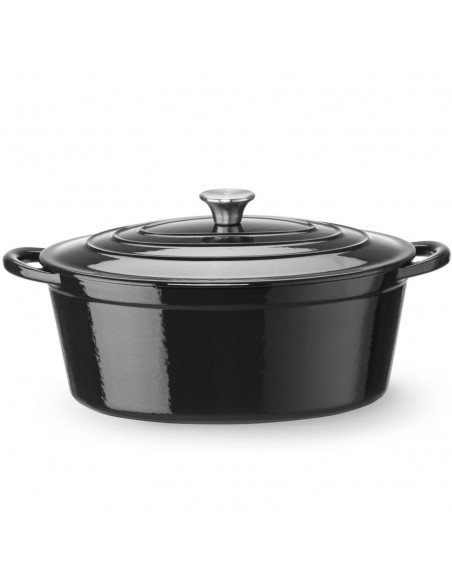 
Emaliuotas ketaus puodas, ovalus, 6,88 l, 405x255x134 mm
