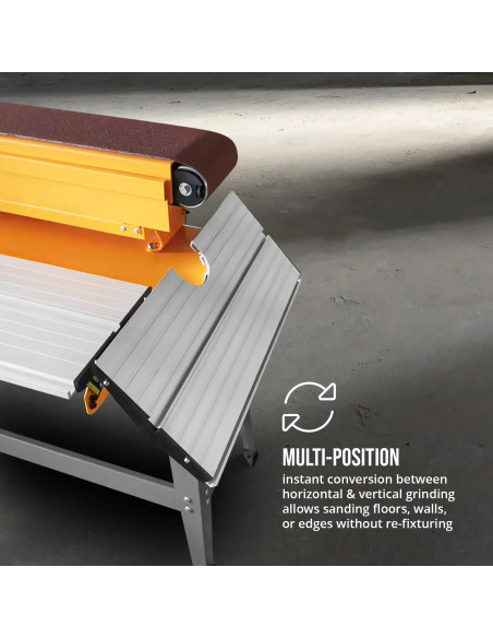 
Stalinis juostinis šlifuoklis medinėms ir metalinėms briaunoms 230 V 1100 W
