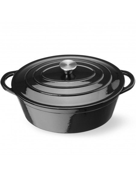 
Emaliuotas ketaus puodas, ovalus, 6,88 l, 405x255x134 mm
