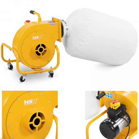 
Pjuvenų ir drožlių dulkių siurblys 56 l 850 m3/ h
