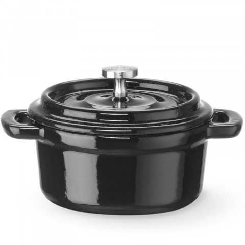 
Emaliuotas ketaus puodas, ovalus, 0,27 l, 130x100x48 mm
