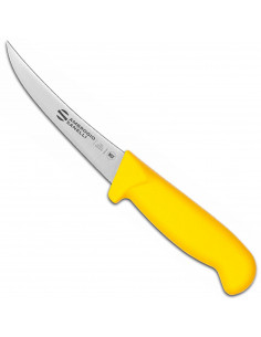 
Kauliukų išėmimo peilis su lenkta geležte SUPRA COLORE 130/ 270 mm - geltonas
