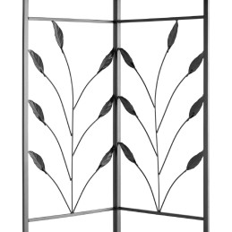 Sodo paviljono pavėsinė palapinė sulankstomas stogas su ornamentu 3 x 3 x 2,6 m smėlio spalvos