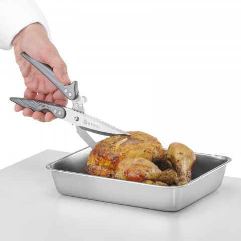 
Žirklės mėsai ir paukštienai, ištraukiamos, 256 mm ilgio
