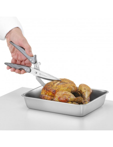 
Žirklės mėsai ir paukštienai, ištraukiamos, 256 mm ilgio
