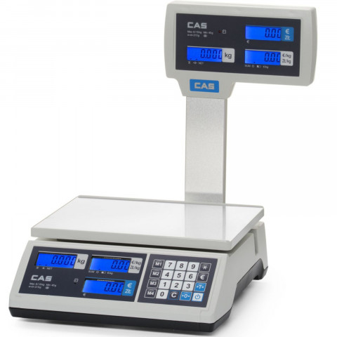 
Komercinės skaičiavimo svarstyklės su tinkamu naudoti prekyboje, strėle iki 15 kg, 290x209 mm
