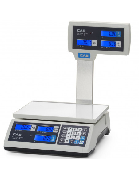 
Komercinės skaičiavimo svarstyklės su tinkamu naudoti prekyboje, strėle iki 15 kg, 290x209 mm
