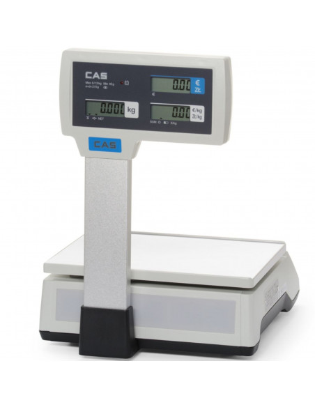 
Komercinės skaičiavimo svarstyklės su tinkamu naudoti prekyboje, strėle iki 15 kg, 290x209 mm
