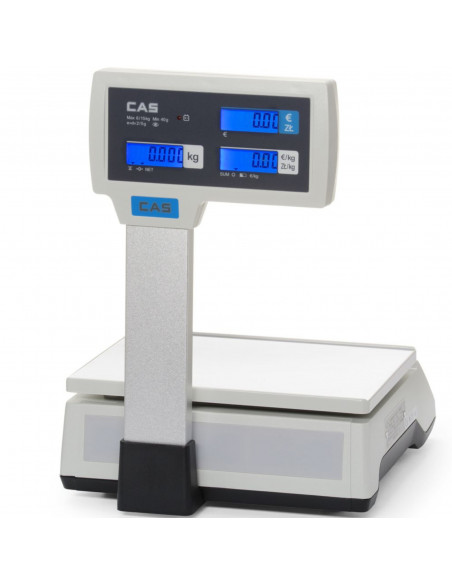 
Komercinės skaičiavimo svarstyklės su tinkamu naudoti prekyboje, strėle iki 15 kg, 290x209 mm
