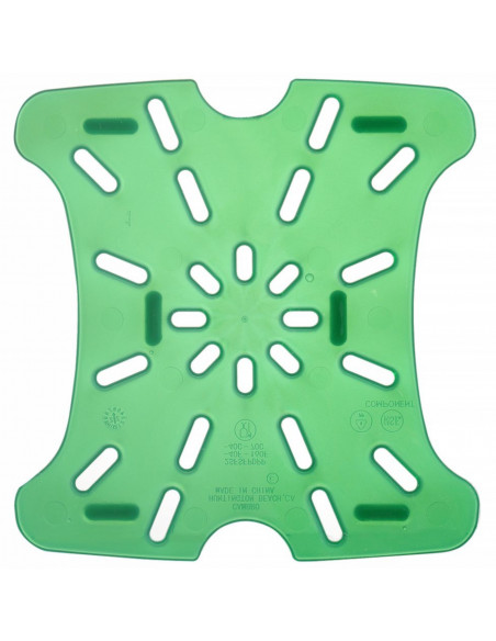 
Nusausinimo indas su dirbtiniu dugnu Cambro indams 1,9 / 3,8 l 159x152x16 mm - žalias
