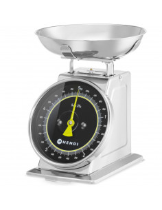 
Analoginės virtuvės svarstyklės su 5 kg plienine svėrimo lėkšte
