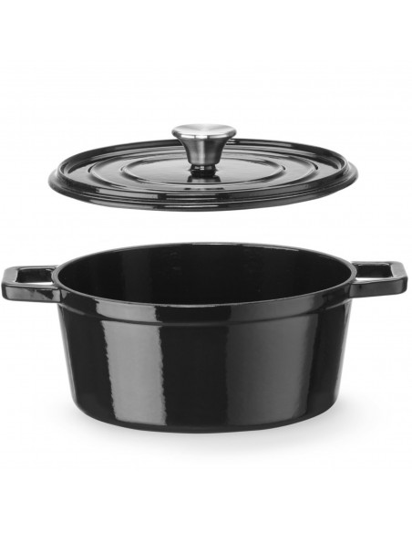 
Emaliuotas ketaus puodas, ovalus, 3,7 l, 317x240x105 mm
