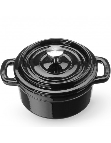 
Emaliuotas ketaus puodas, ovalus, 0,27 l, 130x100x48 mm
