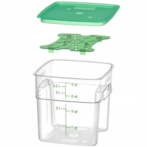 
„CamSquares Fresh Pro“ maisto indas 3,8 l, 191 x 191 x 183 mm
