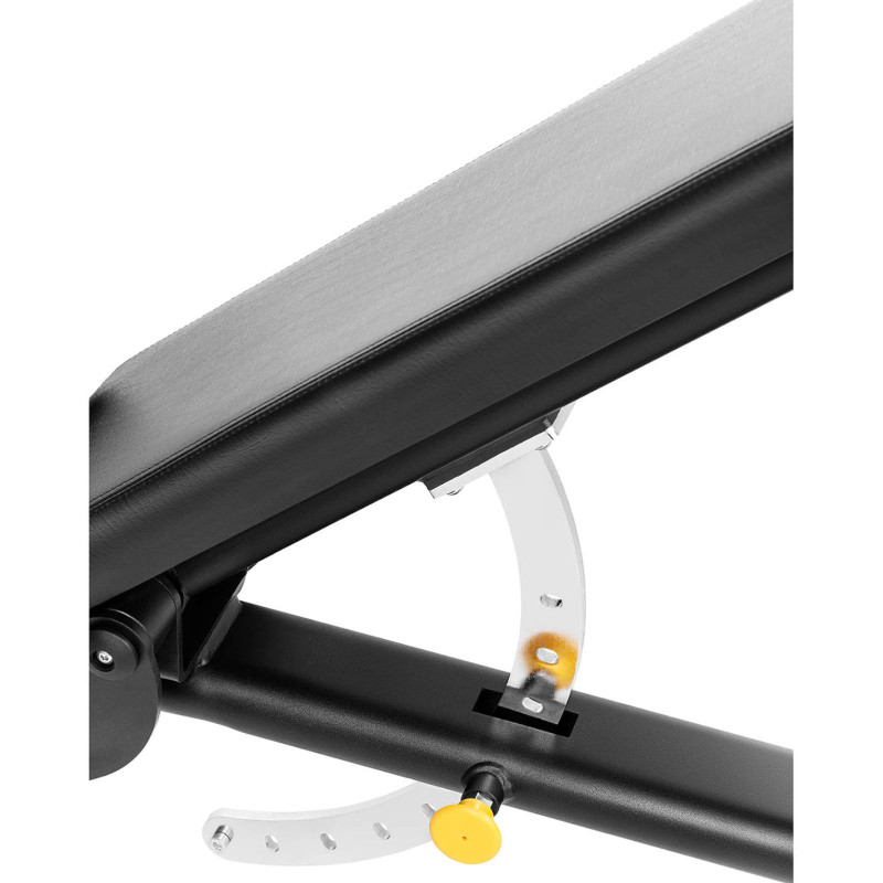 Treniruočių suoliukas pratimams, reguliuojamas, sulankstomas, 9 lygiai iki 135 kg