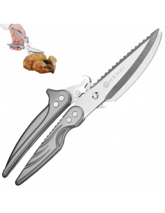 
Žirklės mėsai ir paukštienai, ištraukiamos, 256 mm ilgio
