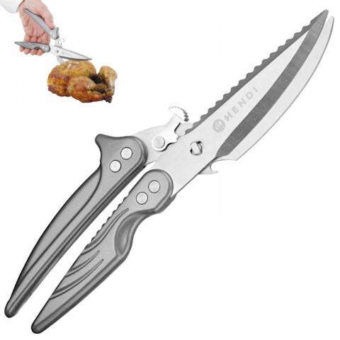 
Žirklės mėsai ir paukštienai, ištraukiamos, 256 mm ilgio
