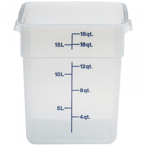 
„CamSquare“ maisto konteineris 17,2 l 256 x 310 x 320 mm - permatomas
