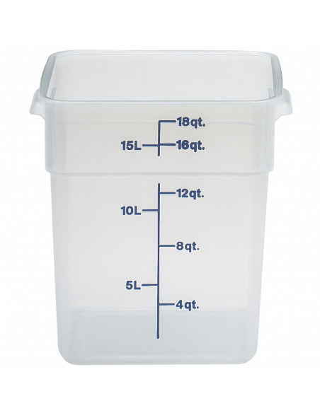 
„CamSquare“ maisto konteineris 17,2 l 256 x 310 x 320 mm - permatomas
