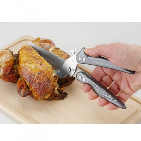 
Žirklės mėsai ir paukštienai, ištraukiamos, 256 mm ilgio
