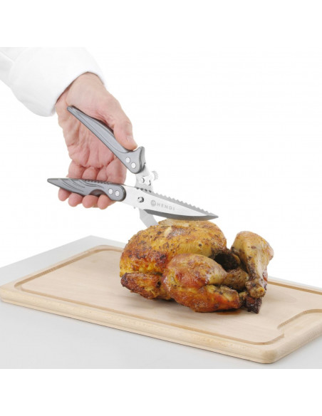 
Žirklės mėsai ir paukštienai, ištraukiamos, 256 mm ilgio
