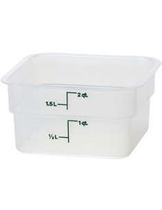 
CamSquare maisto indas 1,9 l 185x185x100 mm - skaidrus
