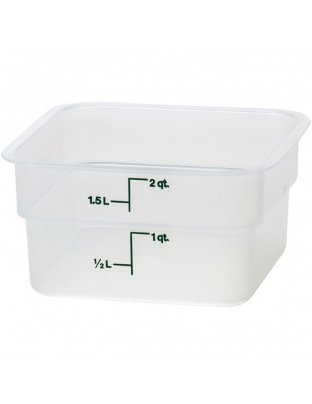 
CamSquare maisto indas 1,9 l 185x185x100 mm - skaidrus
