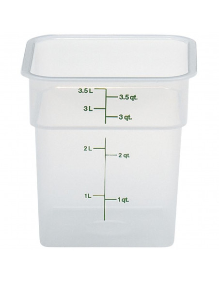 
CamSquare maisto indas 3,8 l 185x185x187 mm - permatomas
