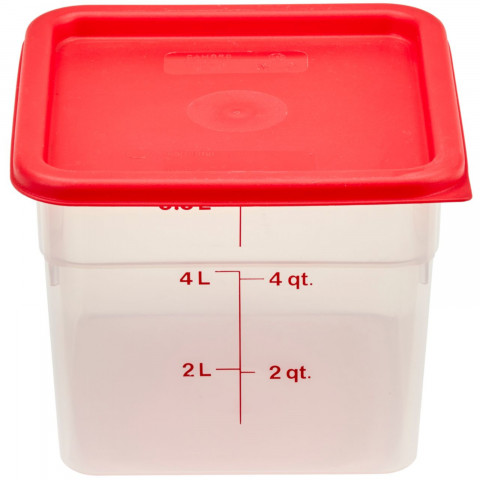 
„CamSquare“ maisto indas 5,7 l, 215 x 215 x 185 mm – permatomas
