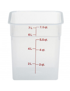 
„CamSquare“ maisto indas 7,6 l, 215 x 215 x 230 mm – permatomas
