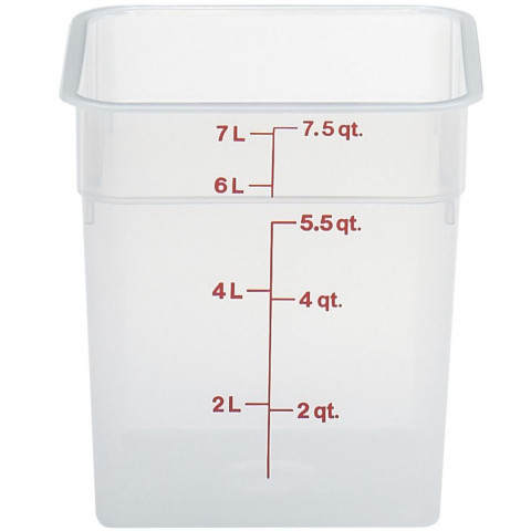 
„CamSquare“ maisto indas 7,6 l, 215 x 215 x 230 mm – permatomas
